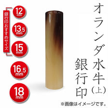 オランダ水牛(上) 銀行印