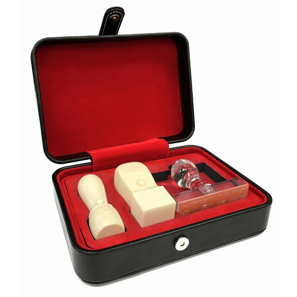 本象牙 法人設立3点セット (実印18.0mm+角印24.0mm+ゴム印6cm4行